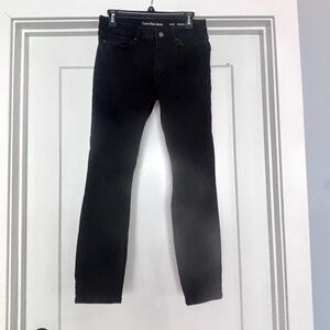 Calvin Klein Jeans Womens Black Ultimate Skinny Denim Jeans Sz 8 x 30